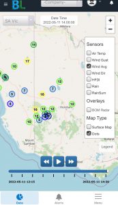 BushLinx Maps for live IoT data customized live data maps